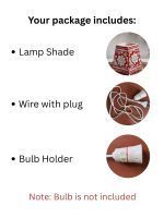 Kumudini Leather Lamp - Image 4