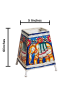 Neelgaj Leather Lamp - Image 2