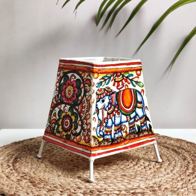 PushpGaj Leather Lamp